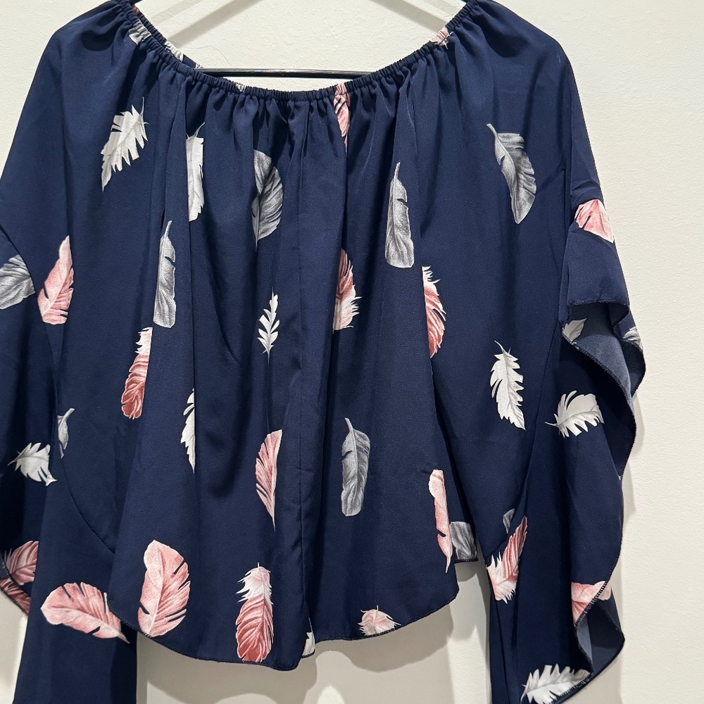 Off the Shoulder silky top